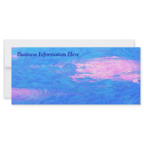 Impressionist Sunset 2012 Calendar Business Rack Customized Rack Card