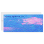 Impressionist Sunset 2012 Calendar Business Rack Customized Rack Card