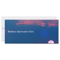 Impressionist Sunset 2012 Calendar Business Rack Rack Card Template