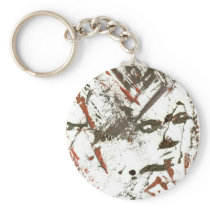 Impressionistic Face Keychain Key Chain