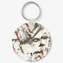 Impressionistic Face Keychain