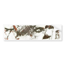 Impressionistic face Sticker bumper stickers