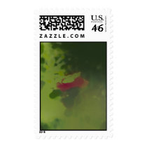 Impressionistic Poppy Postage Stamps stamps