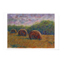 Impressionist's Haystacks, Amana Colonies posters