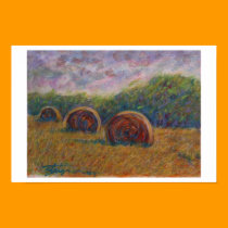 Impressionist's Haystacks, Amana Colonies posters