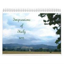 Impressions of Italy 2013 Wall Calendar