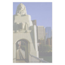 Impressive gateway to the city, Calgary, Alberta, Personalized Stationery