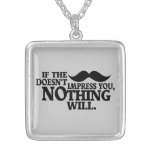 Impressive Moustache custom color necklace