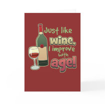Improve With Age Greeting Card by koncepts Improve With Age Greeting Card