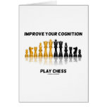 Improve Your Cognition Play Chess Card