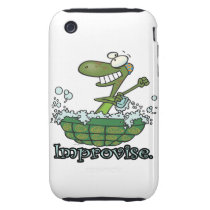 improvise turtle shell tubby tub cartoon iphone 3 tough covers
