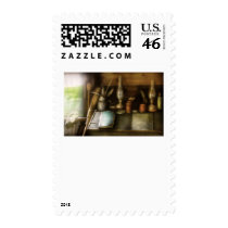 In a carpenter's workshop postage
