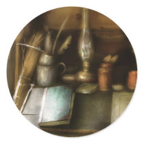 In a carpenter's workshop stickers