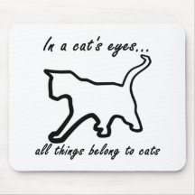 In a Cat's Eyes Mouse Pads