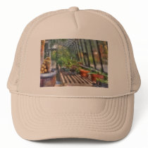 In a Greenhouse Window hats