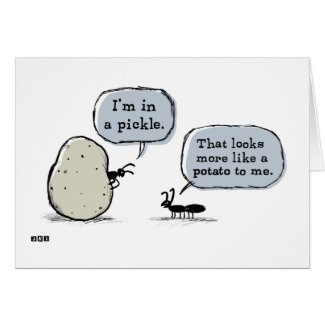 In A Pickle card