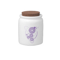 In a Spin Stars and Circles candy jar candy jars
