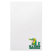 in a while crocodile custom stationery