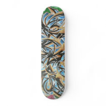 In black and brown - skateboard deck