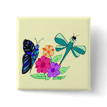 IN BLOOM button by marcya7 IN BLOOM button