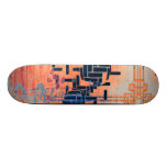 in blue #2 custom skate board