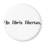 In books freedom magnets