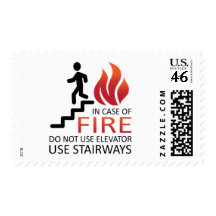 In Case of Fire Stamp