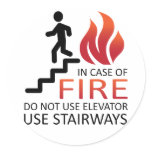 In Case of Fire Sticker