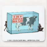In Case of Hunger Break Glass by Colin Carr-Nall mousepads