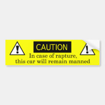 In case of rapture bumper stickers