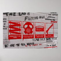 In Case Of Zombie Apocalypse Gamer Poster