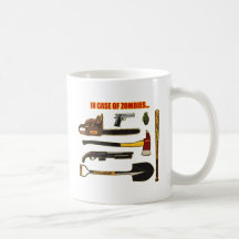 In Case of Zombies... Coffee Mugs