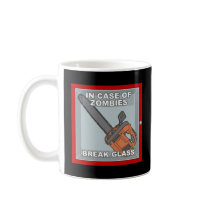 In Case of Zombies Coffee Mugs