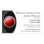 In Control Red Professional Business Cards