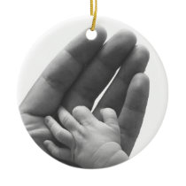 In Daddy's Hand Christmas Ornaments