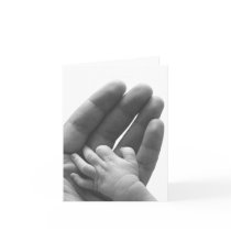 In Daddys Hands Notecard