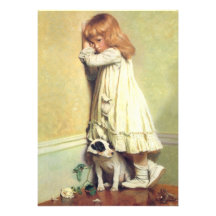 In Disgrace by Charles Burton Barber Personalized Invite