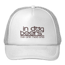 In Dog Beers (w/Dog) Mesh Hat