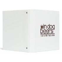 In Dog Beers (w/Mug)... 3 Ring Binder