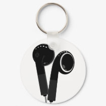 In Ear Earphones Keychain