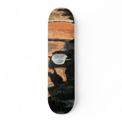 In Enlightened Thought - Dad, enlightenment Skateboard by mileswords