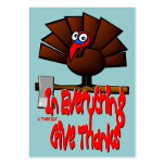 In Everything Give Thanks ~1 Thess 5:18 Tract Card Business Cards