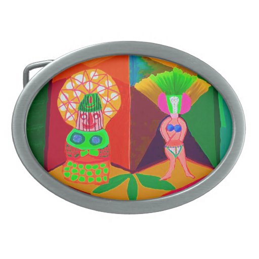 In fashion -  Burka and Barely clad controversy Oval Belt Buckles