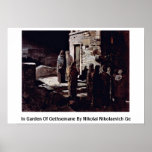 In Garden Of Gethsemane By Nikolai Nikolaevich Ge Poster