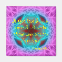 In God I Have Put My Trust Magnet