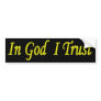In God I Trust Bumper Stickers