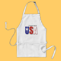 In God We Trust apron