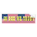 In God We Trust bumper stickers