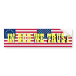 In God We Trust Bumper Sticker