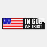 In God We Trust Bumper Sticker